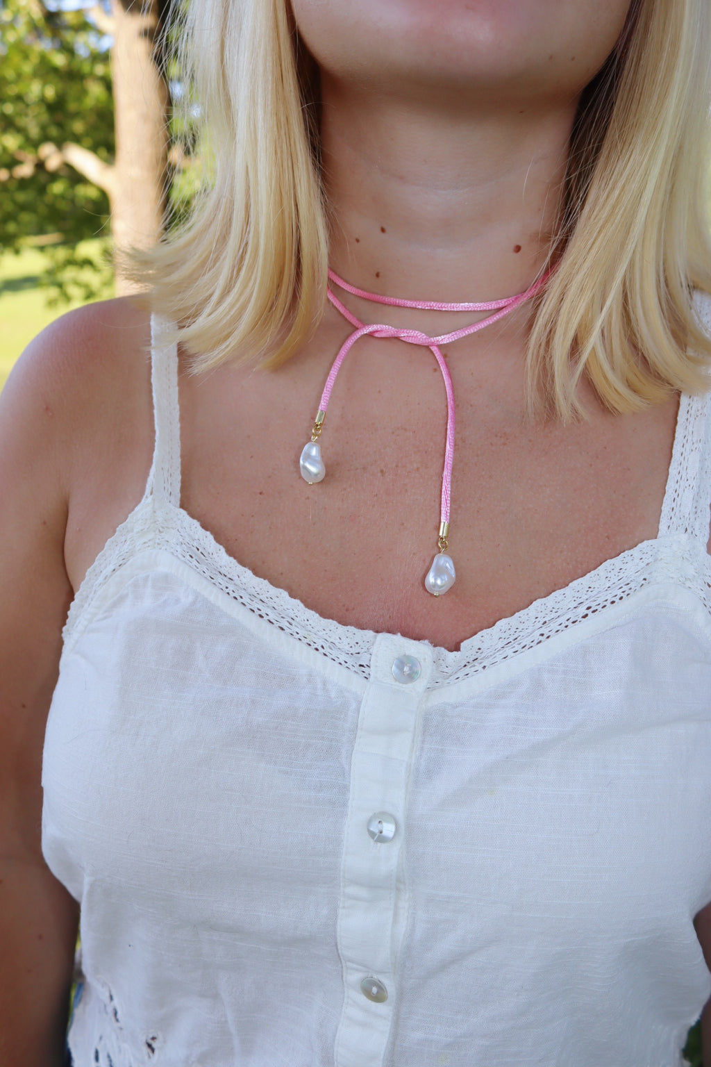 The Rosie Pearl Wrap Necklace