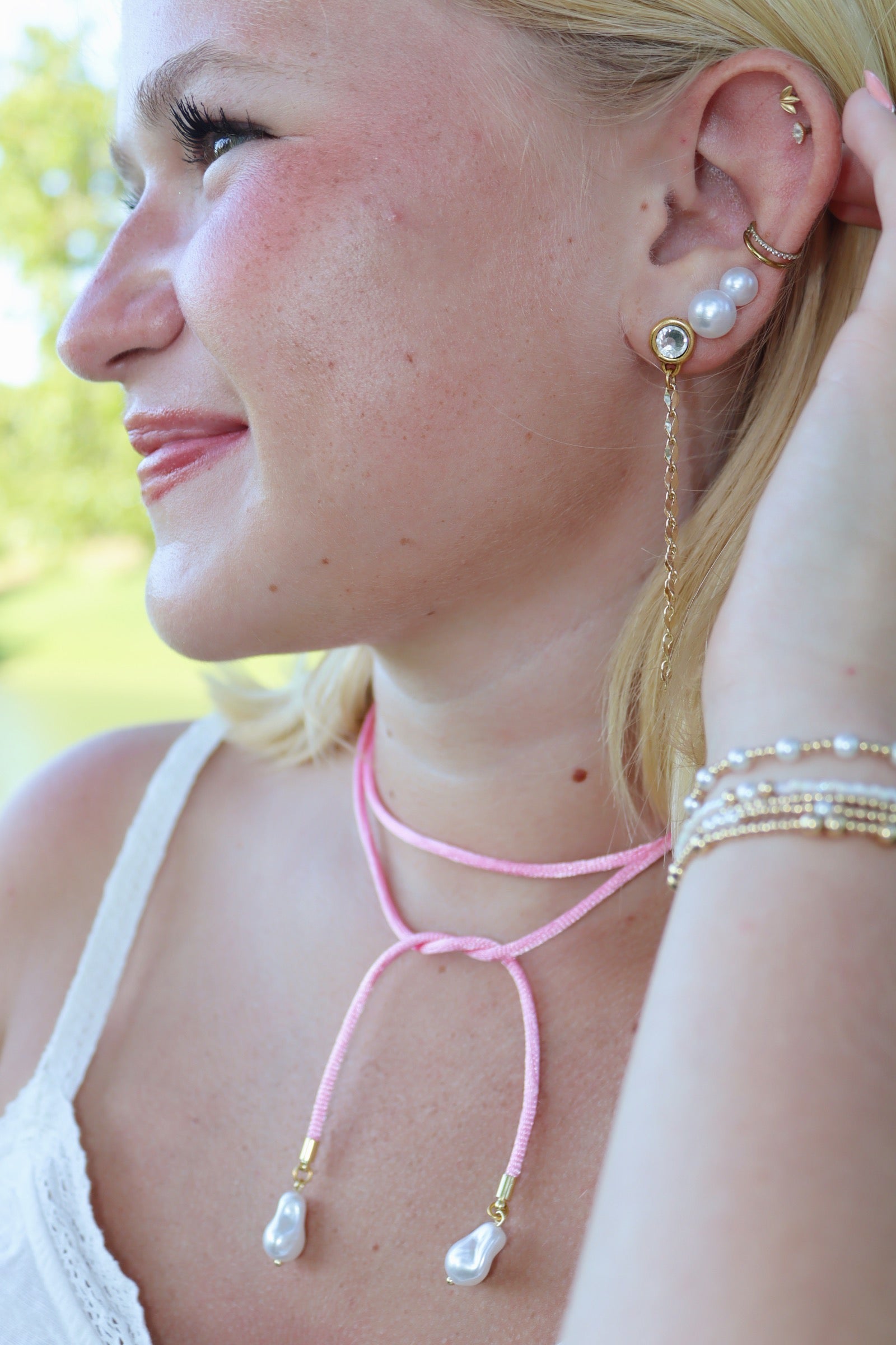 The Rosie Pearl Wrap Necklace