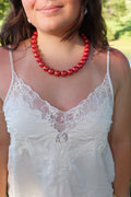 The Candy Necklace in Cherry