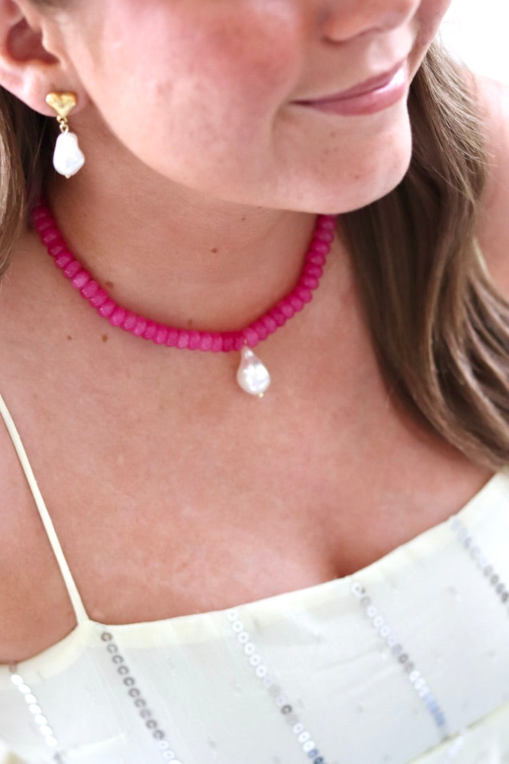 The Pink Capri Necklace