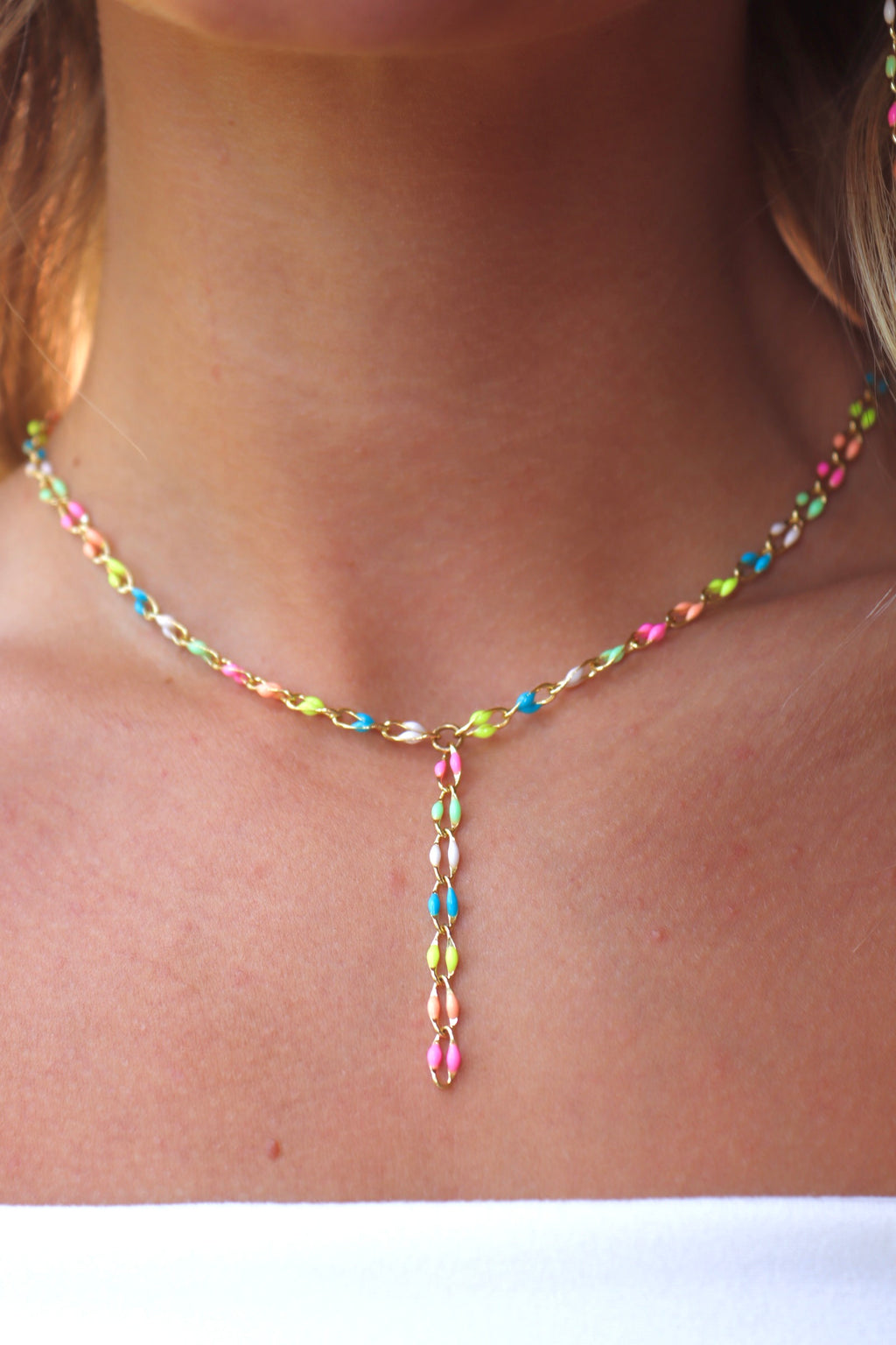 The Confetti Drop Necklace
