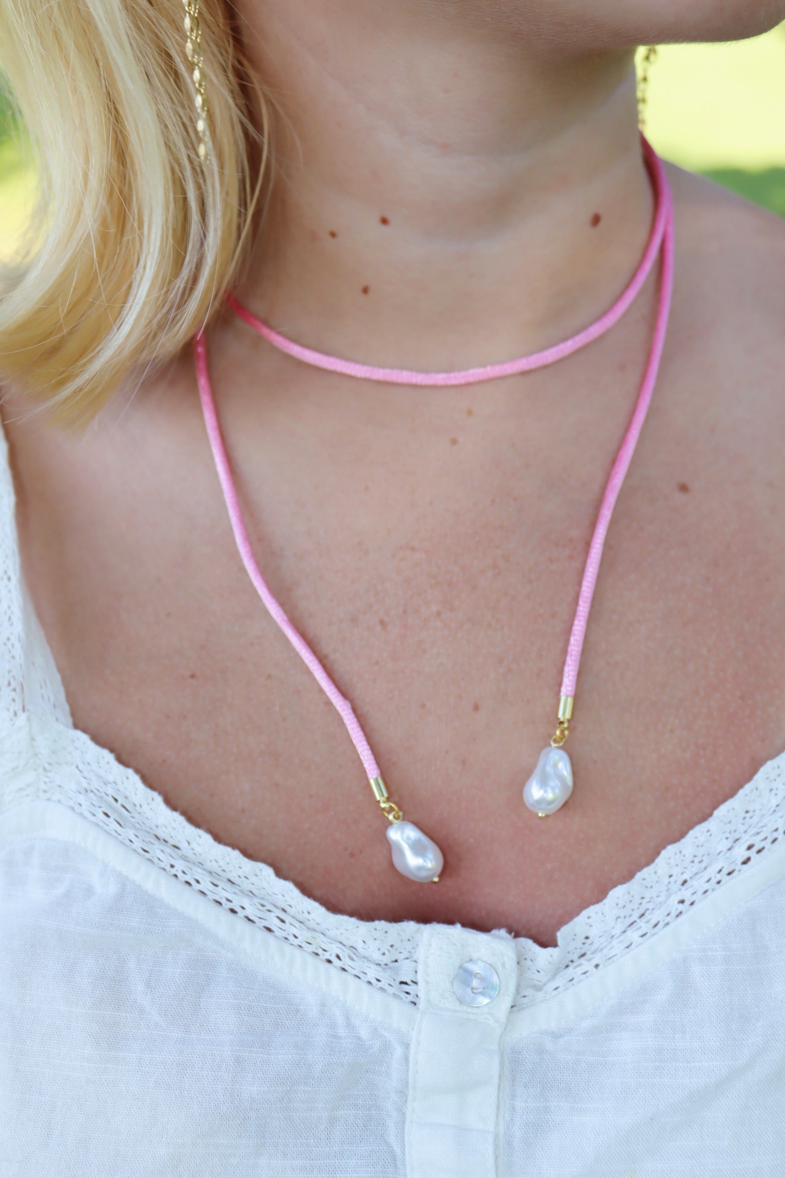 The Rosie Pearl Wrap Necklace